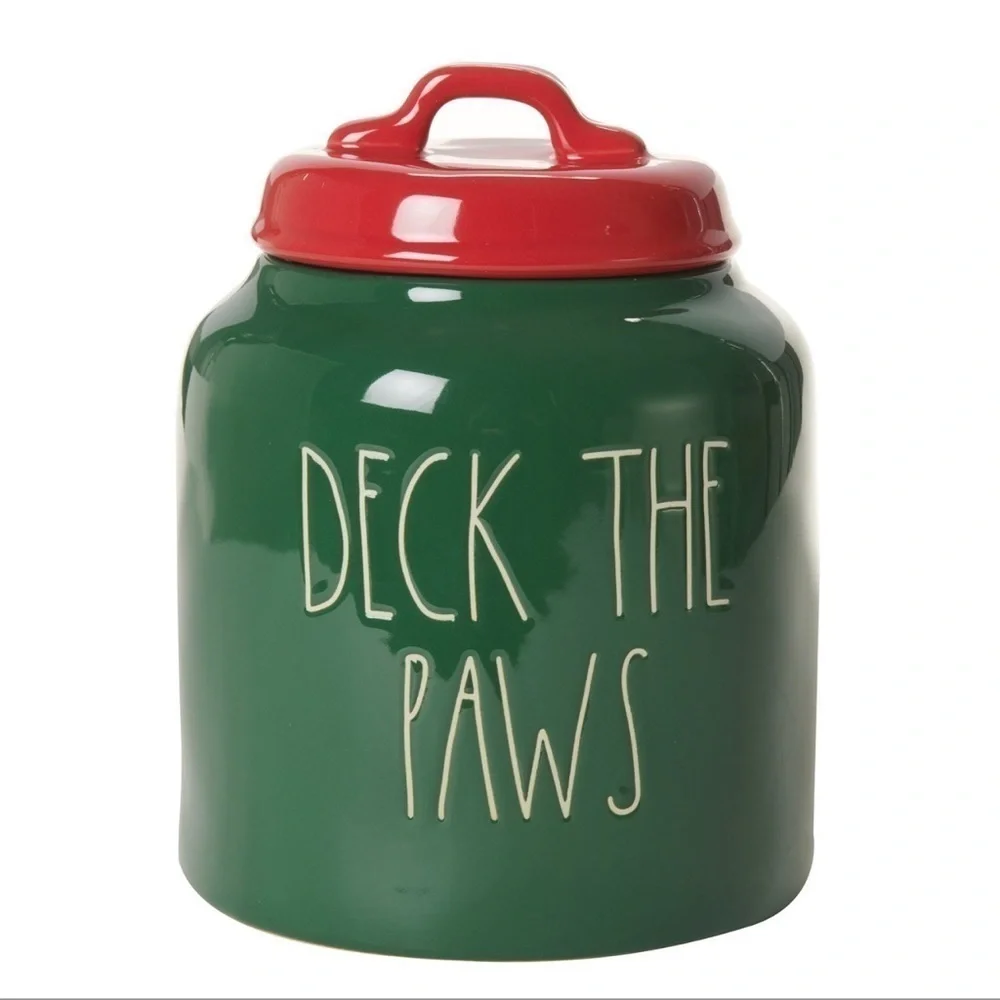 Rae Dunn • Deck the Paws Canister